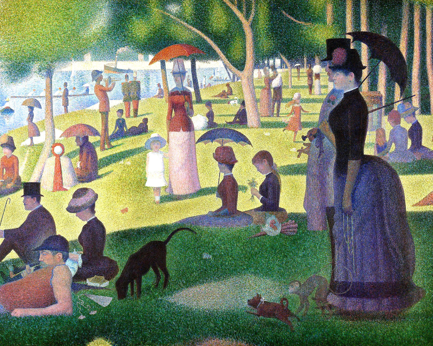 A Sunday Afternoon on the Island of La Grande Jatte Georges Seurat 8x10" Print
