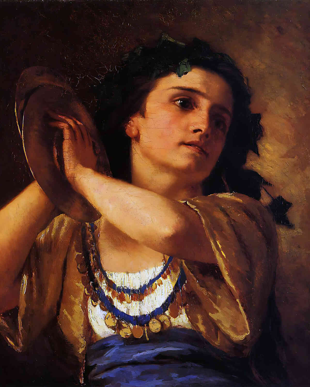 Bacchante Painting by Mary Cassatt 8x10" Art Print (High Quality)