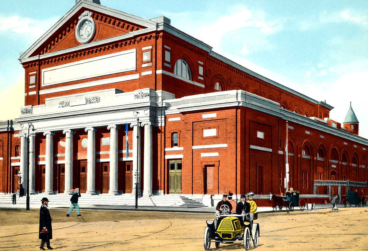 Symphony Hall, Boston, Massachusetts in 1907 Vintage Print (7 Sizes) - Acid Free