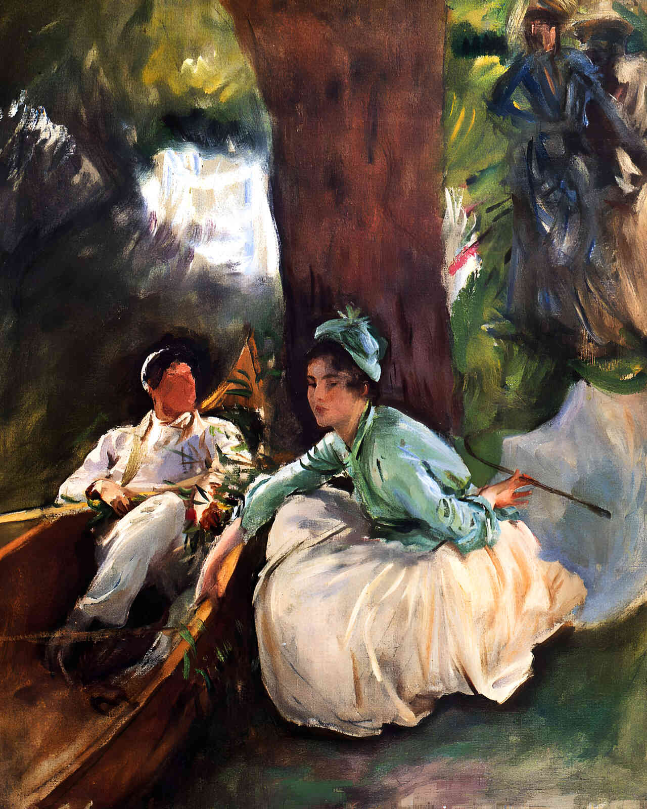By the River 1888 Painting by John Singer Sargent 8x10" Art Print