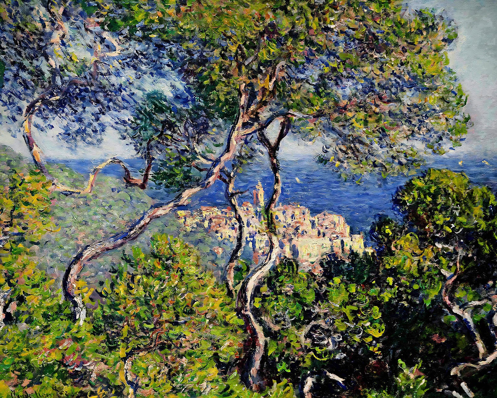 Bordighera Painting by Claude Monet 8x10" Art Print