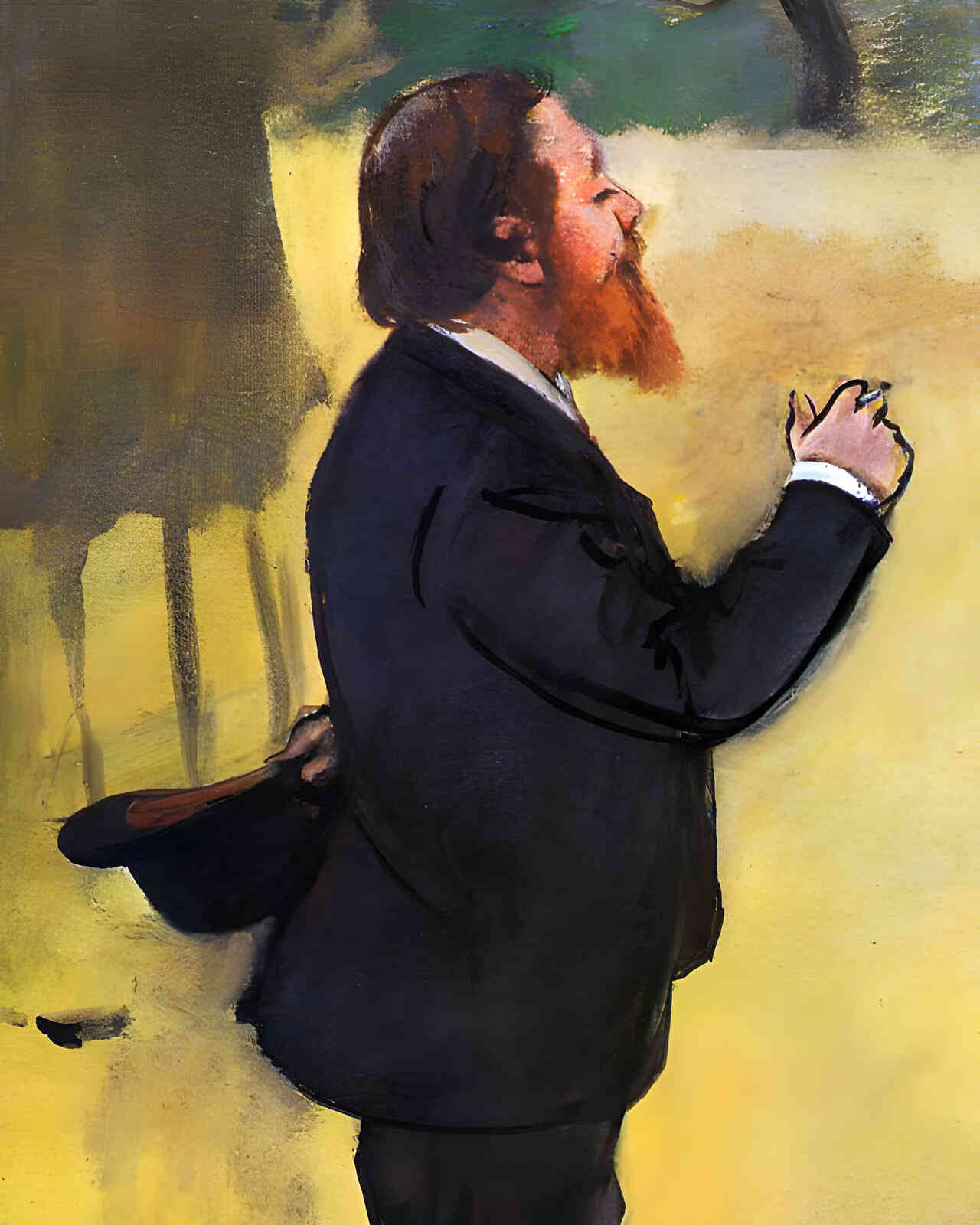 Carlo Pellegrini 1877 Painting by Edgar Degas 8x10" Art Print
