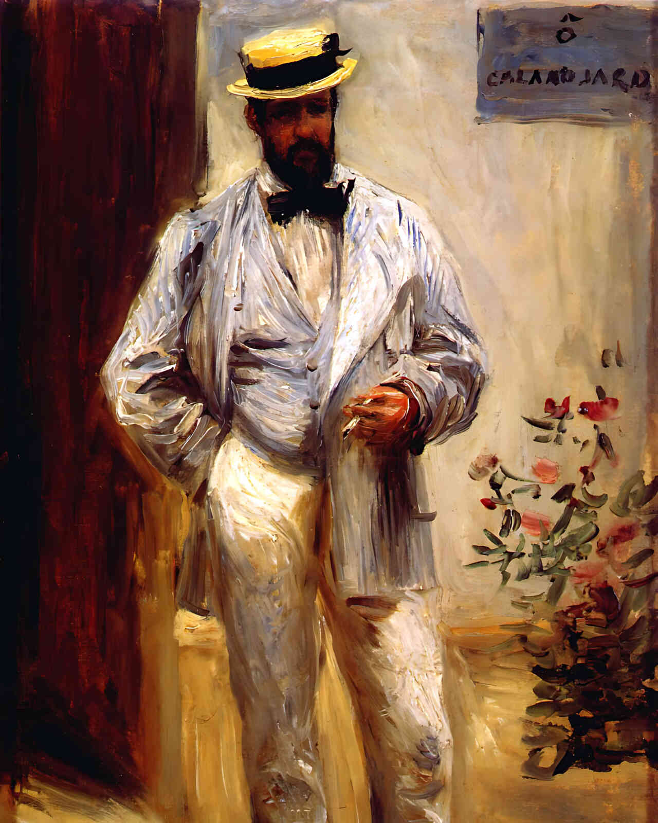 Charles Le Coeur Painting by Pierre-Auguste Renoir 8x10" Art Print - Acid Free