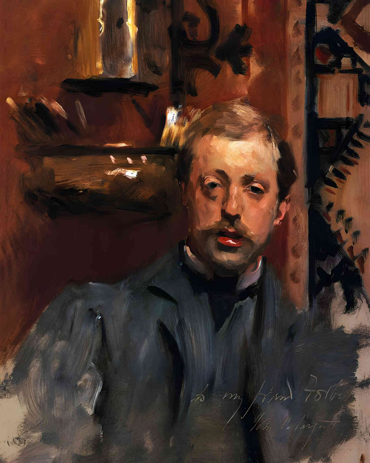 Charles Stuart Forbes 1883 Painting by John Singer Sargent 8x10" Art Print