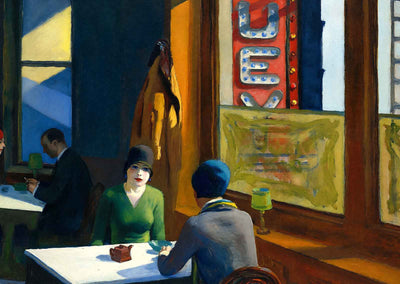 Chop Suey Painting by Edward Hopper Professional Art Print (6 Sizes)