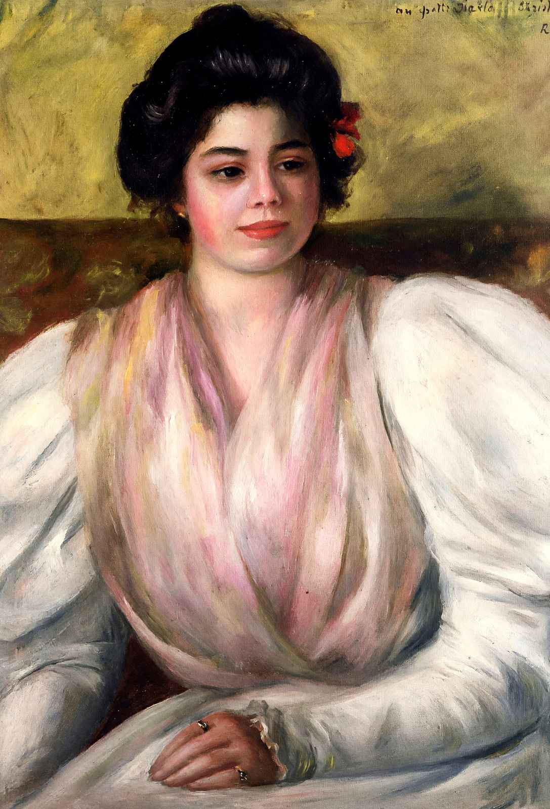 Christine Lerolle 1897 Painting by Pierre-Auguste Renoir Art Print (6 Sizes)