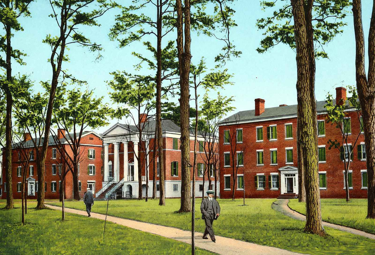 Columbia Theological Seminary Columbia SC in 1908 Vintage Print (7 Sizes)