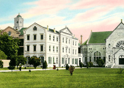 Convent of the Visitation Mobile Alabama in 1906 Vintage Print (7 Sizes)