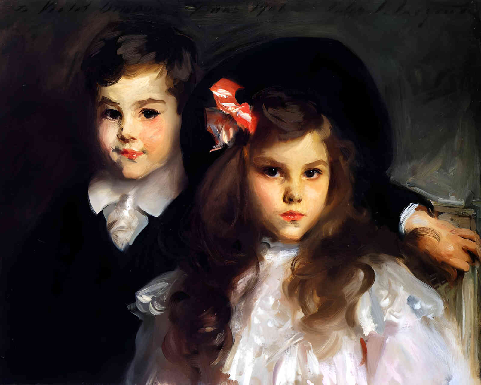 Conrad and Reine Ormand 1906 Painting by John Singer Sargent 8x10" Art Print