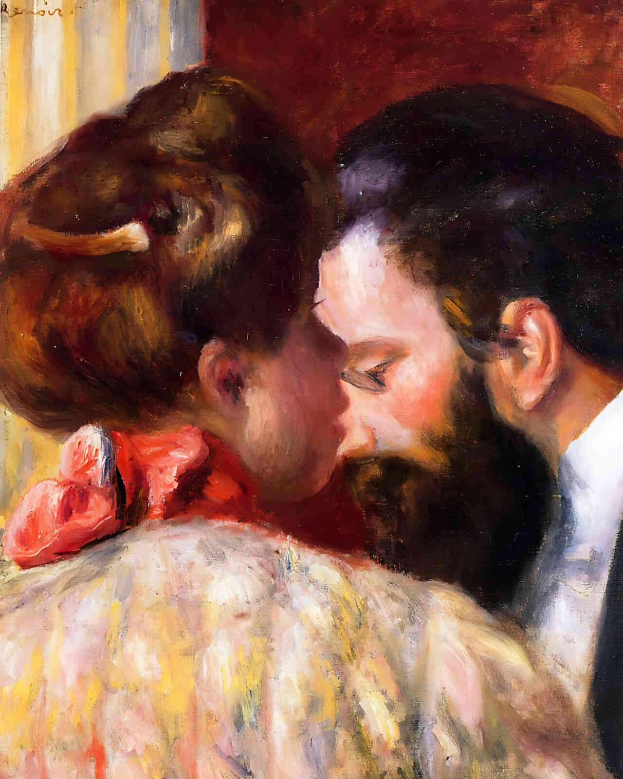 Confidence Painting by Pierre-Auguste Renoir 8x10" Art Print (High Quality)