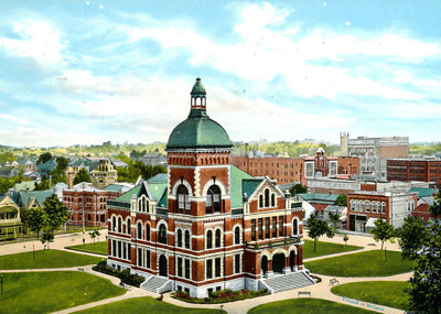 Court House Shreveport LA in 1906 Vintage Print (7 Sizes) - Acid Free