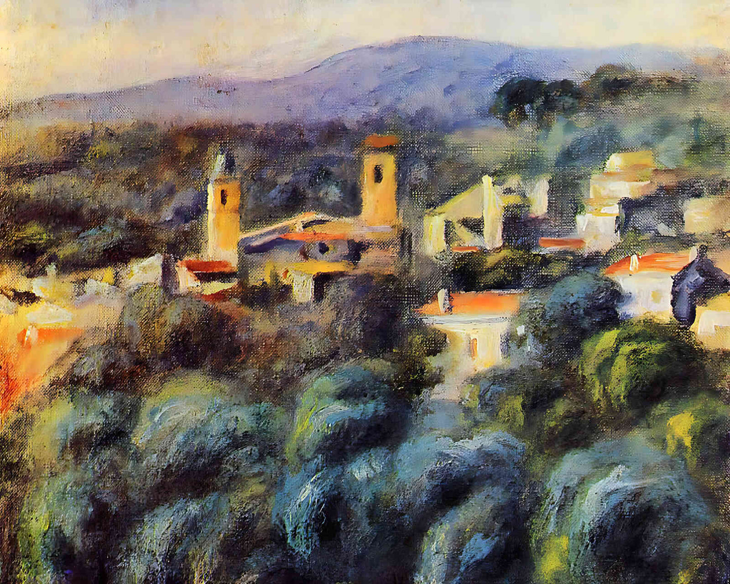 Cros De Cagnes Painting by Pierre-Auguste Renoir 8x10" Art Print - Acid Free