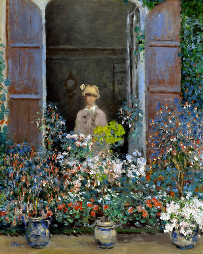 Camille Monet at the Window