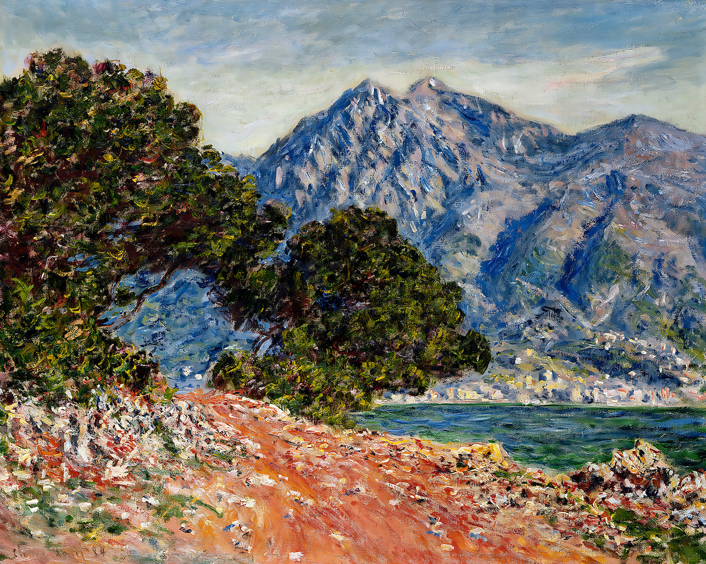 Cap Martin Painting by Claude Monet 8x10" Art Print