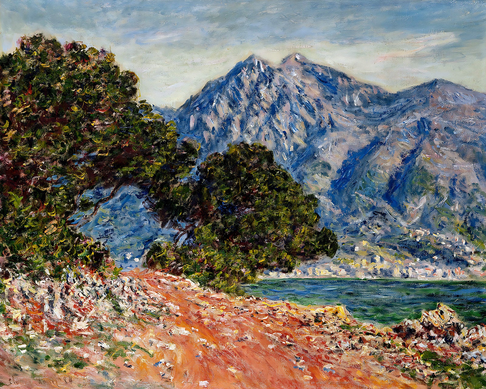 Cap Martin Painting by Claude Monet 8x10" Art Print