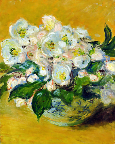 Christmas Roses Painting by Claude Monet 8x10" Art Print