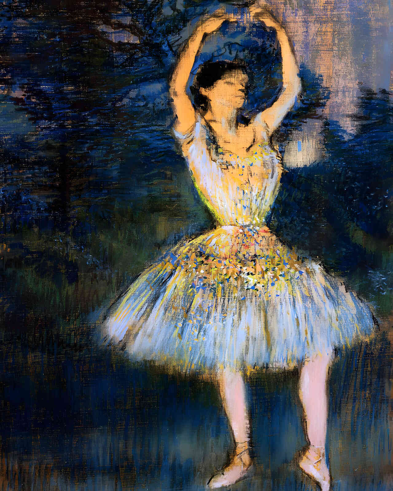 Dancer with Raised Arms 1891 Painting by Edgar Degas 8x10" Art Print