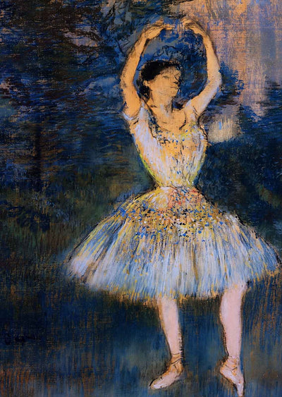 Dancer with Raised Arms Art Print 1891 Painting by Edgar Degas (6 Sizes)