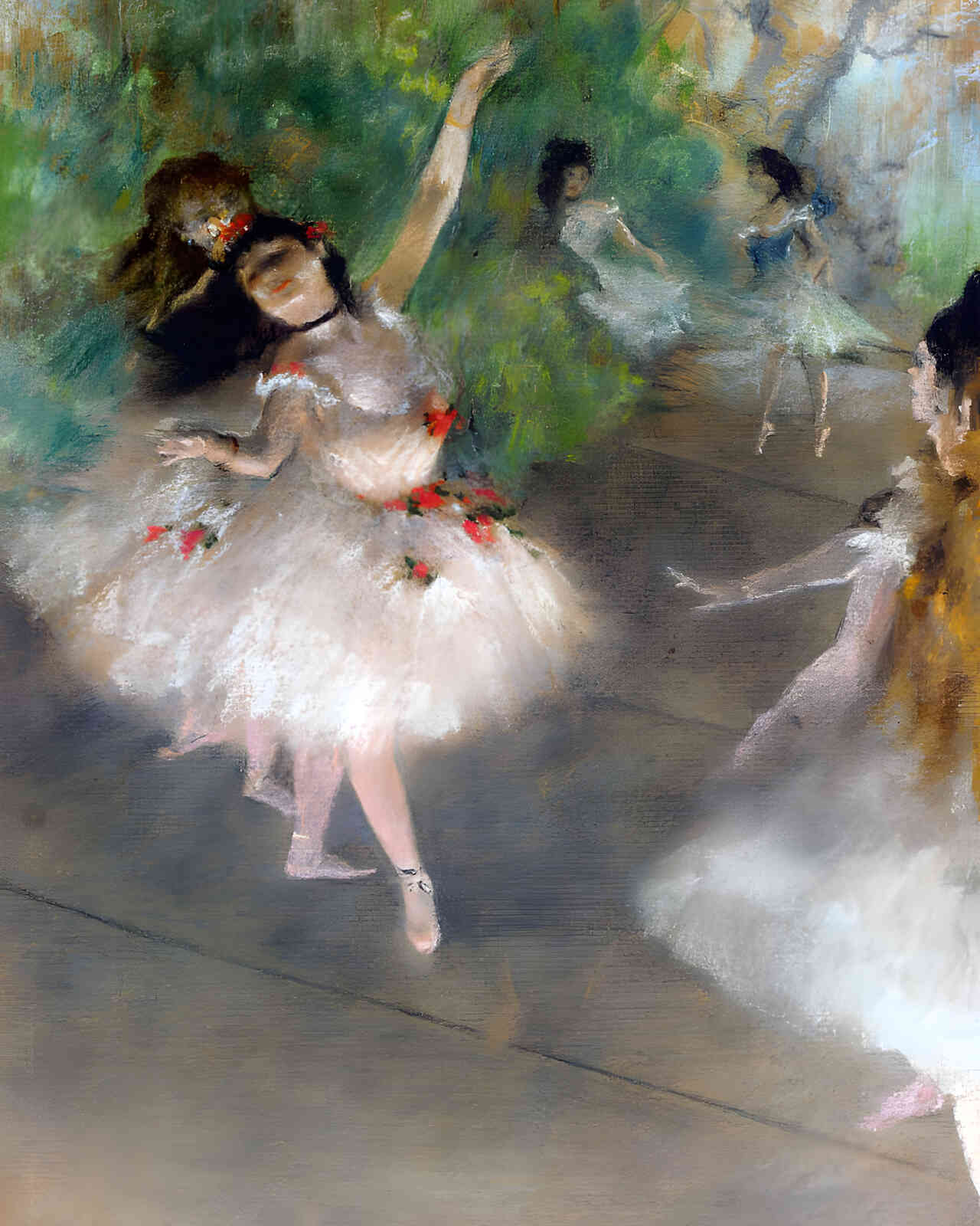 Dancers 1878 Painting by Edgar Degas 8x10" Art Print