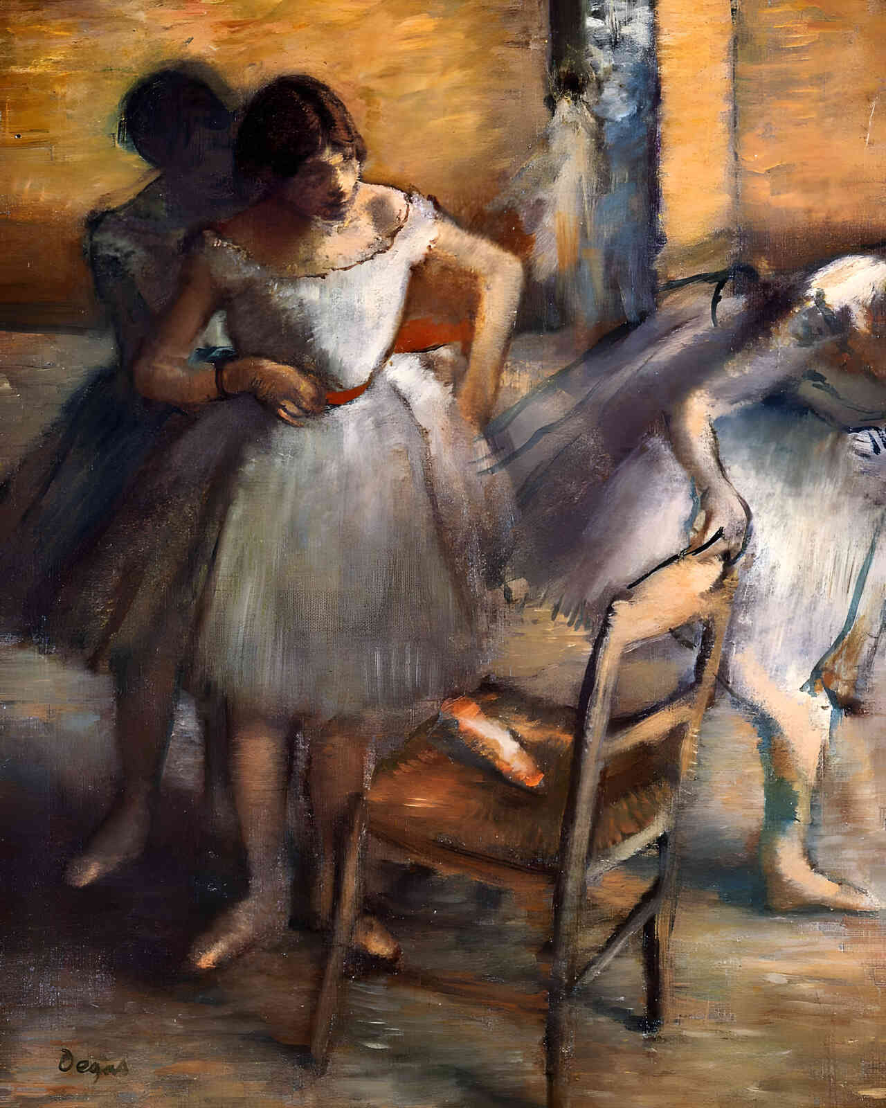 Dancers 1900 Painting by Edgar Degas 8x10" Art Print