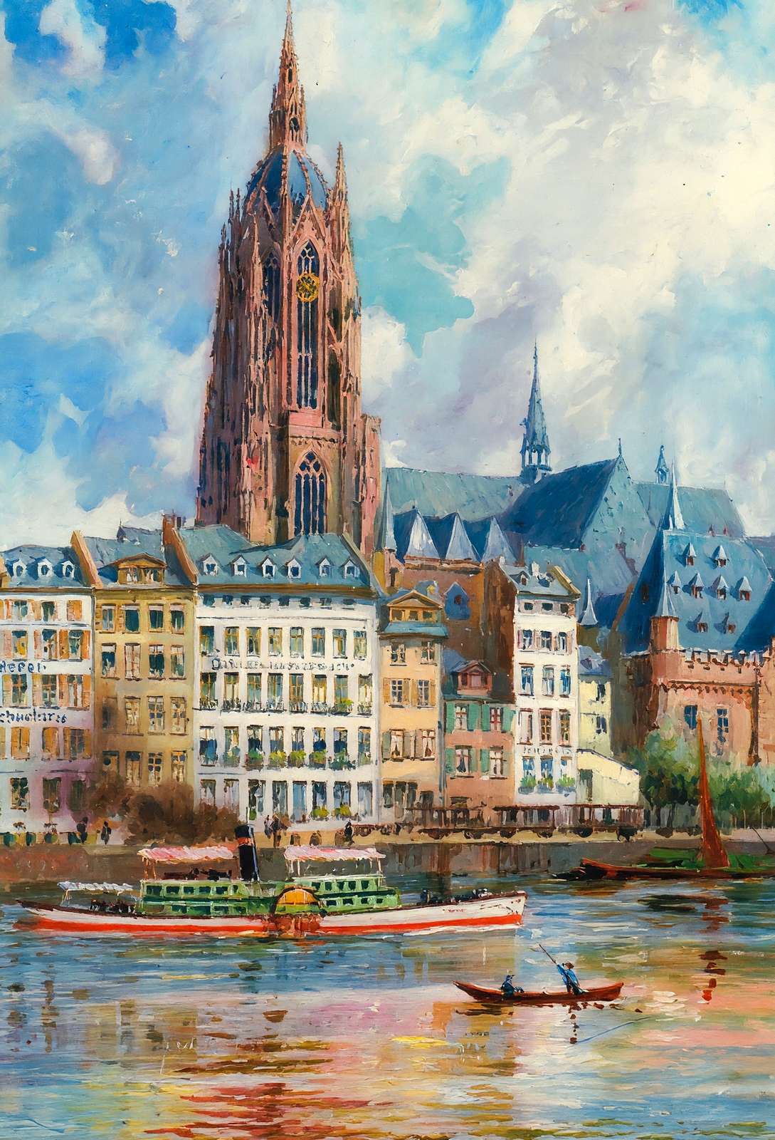 Der Dom Frankfurt Art Print (7 Sizes) - Acid Free