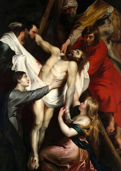 Descent from the Cross Fine Art Print 1618 by Peter Paul Rubens (6 Sizes)