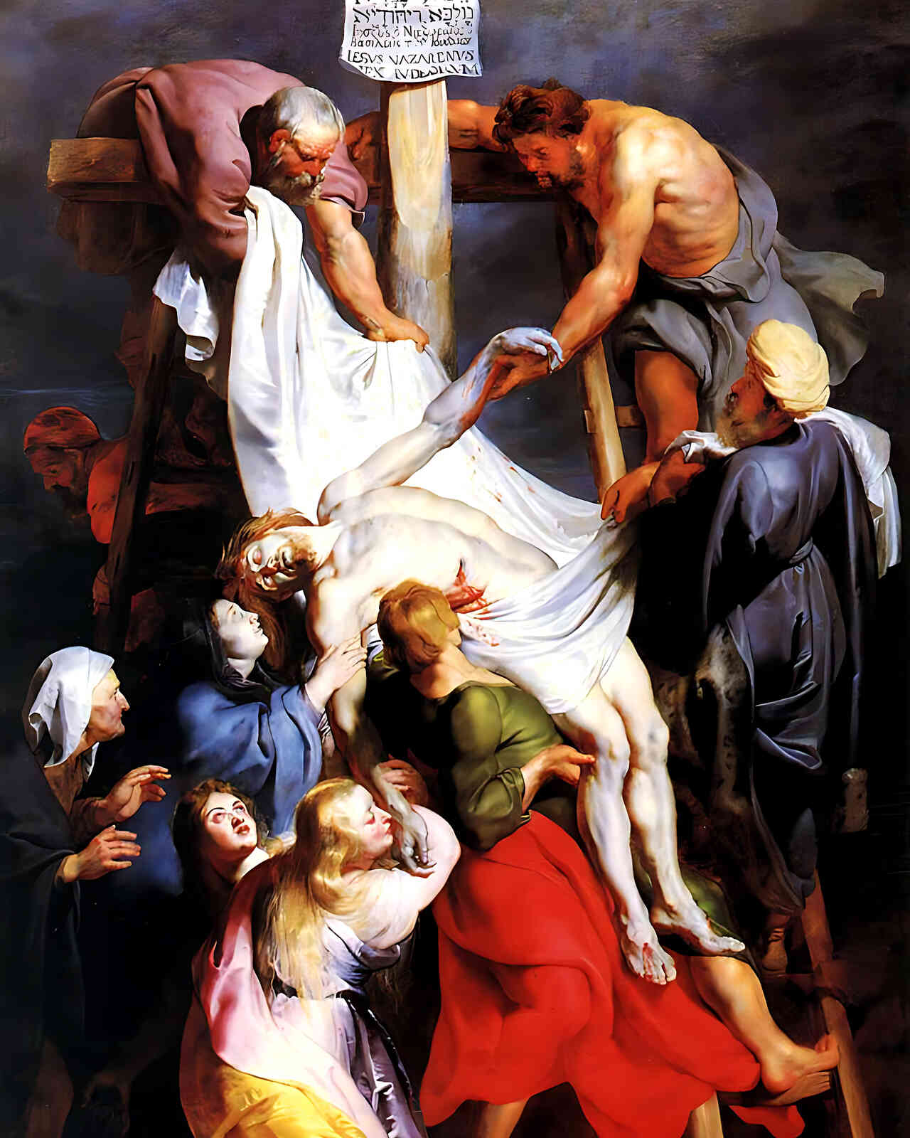 Descent from the Cross () Painting by Peter Paul Rubens 8x10" Art Print