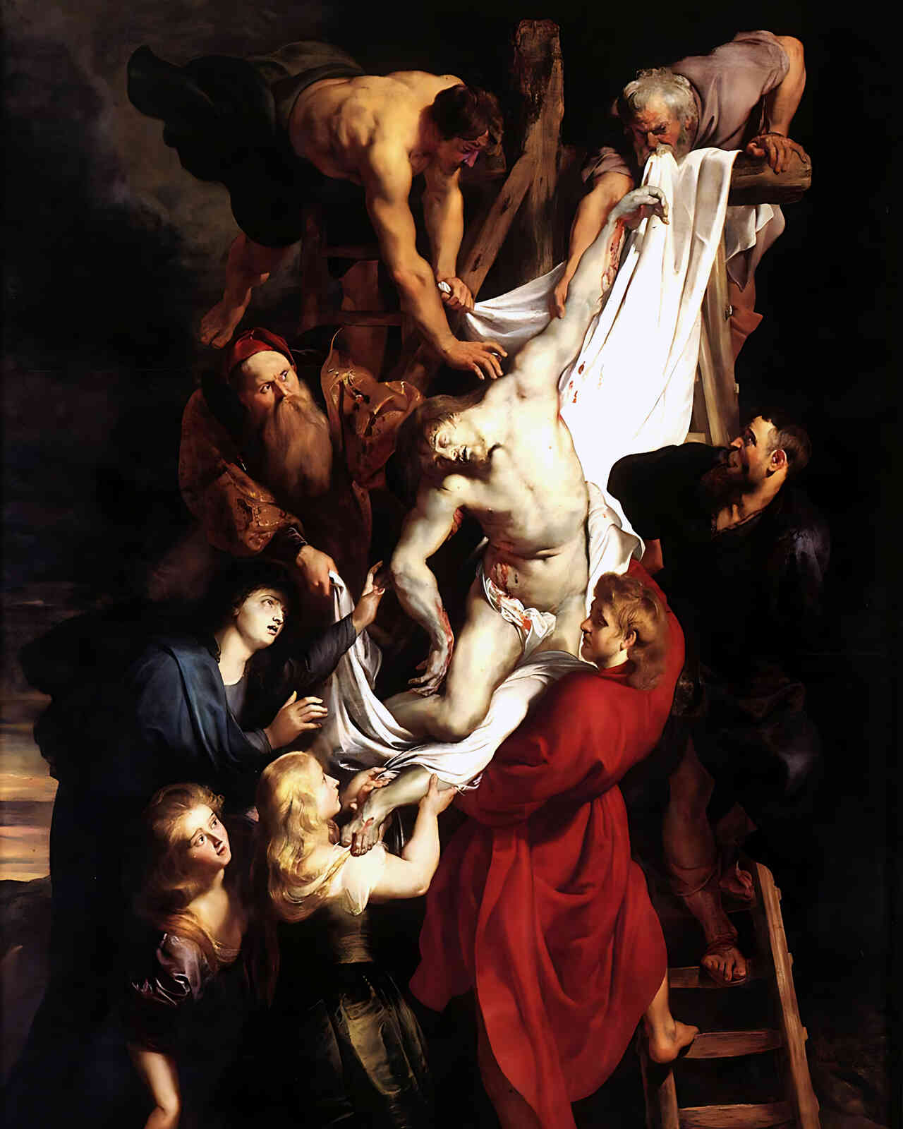 Descent from the Cross (Centre Panel) by Peter Paul Rubens 8x10" Art Print