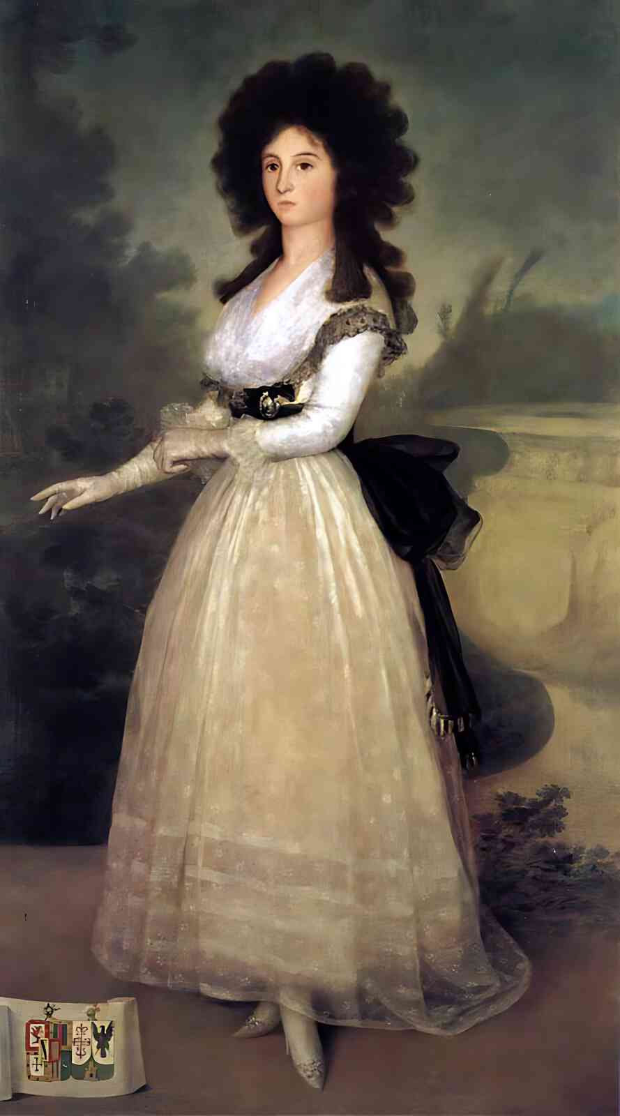 Dona Tadea Arias De Enriquez Painting by Francisco Goya 8x10" Art Print