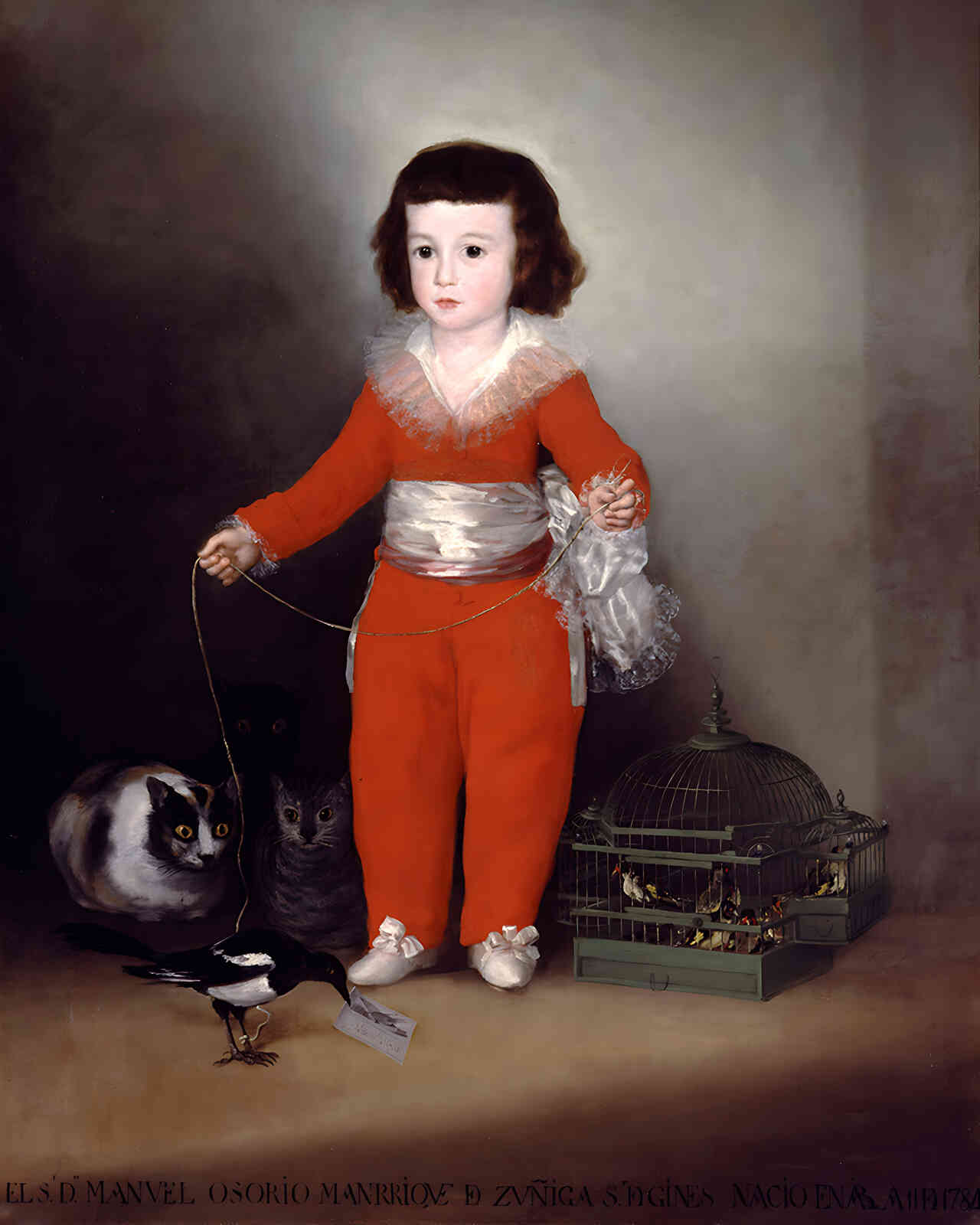 Don Manuel Osorio Manrique De Zuniga Painting by Francisco Goya 8x10" Art Print