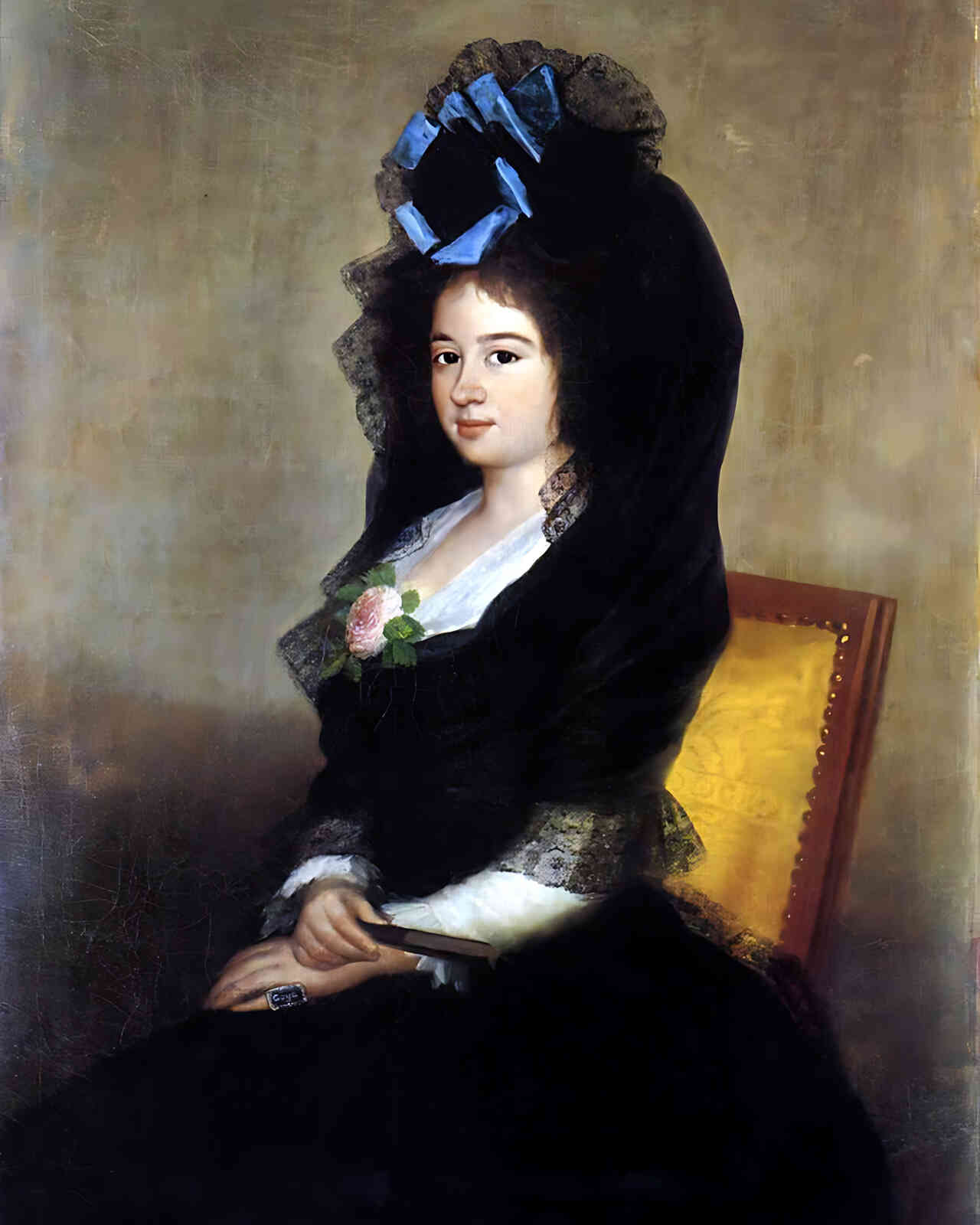 Dona Narcisa Baranana De Goicoechea Painting by Francisco Goya 8x10" Art Print