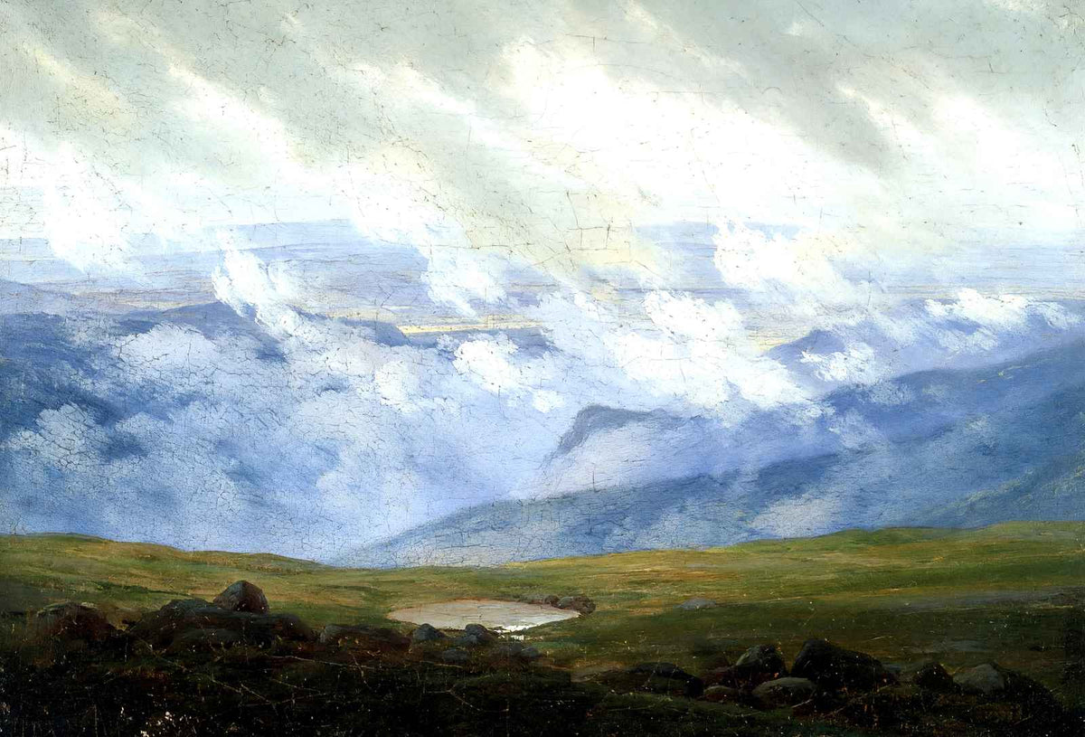 Drifting Clouds 1820 Painting by Caspar David Friedrich Fine Art Print (6 Sizes)