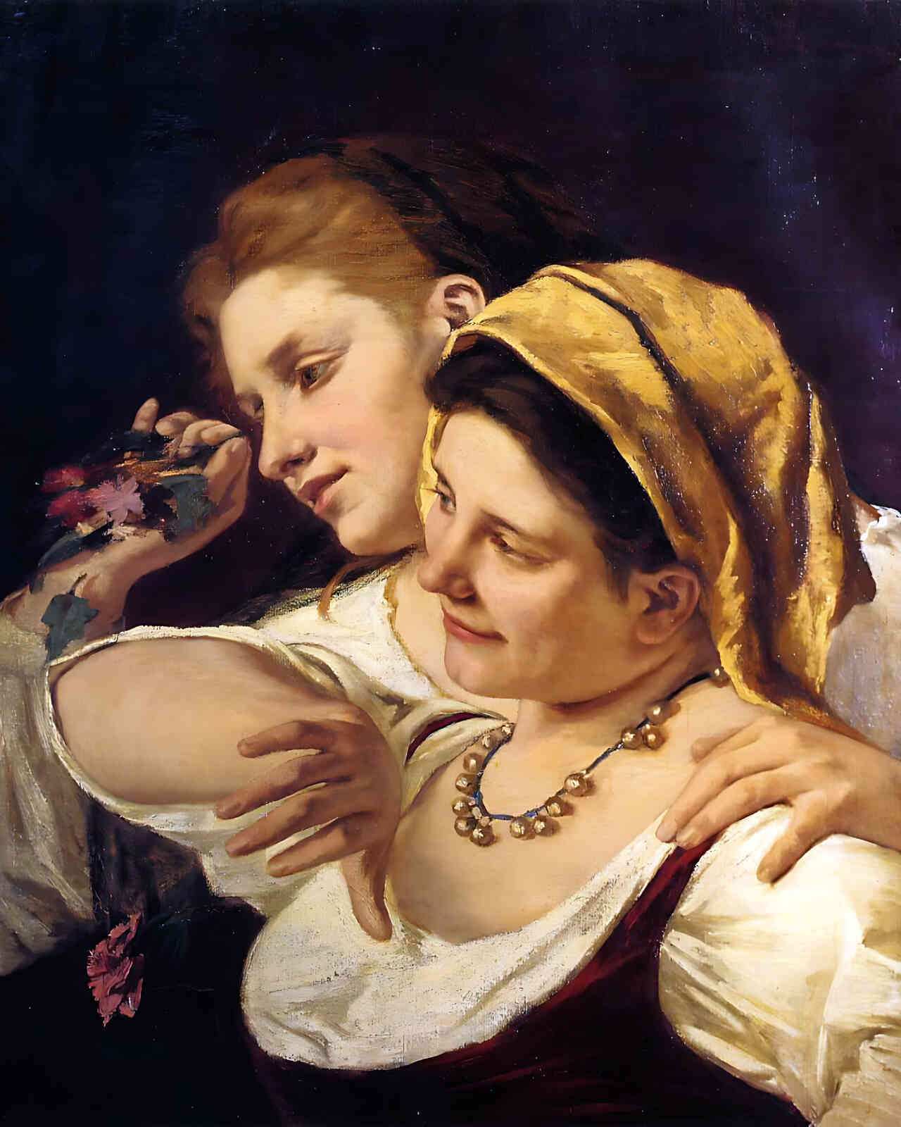 During Carnival Painting by Mary Cassatt 8x10" Art Print (Archival Paper)