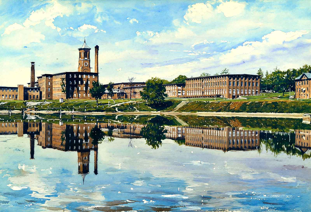 West Boylston Manufacturing Co., Easthampton, Massachusetts Art Print (7 Sizes)