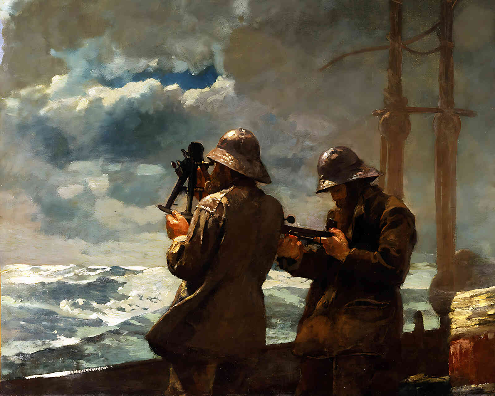 Eight Bells Painting by Winslow Homer 8x10" Art Print Archival Paper