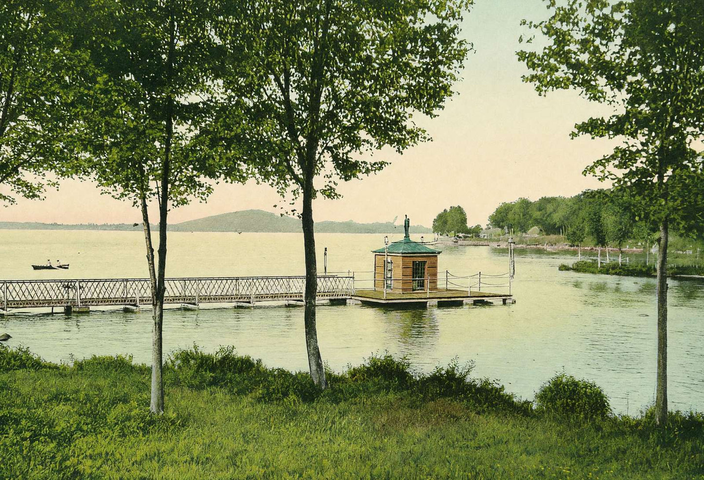 Endicott Rock the Weirs NH in 1908 Vintage Print (7 Sizes) - Premium Quality