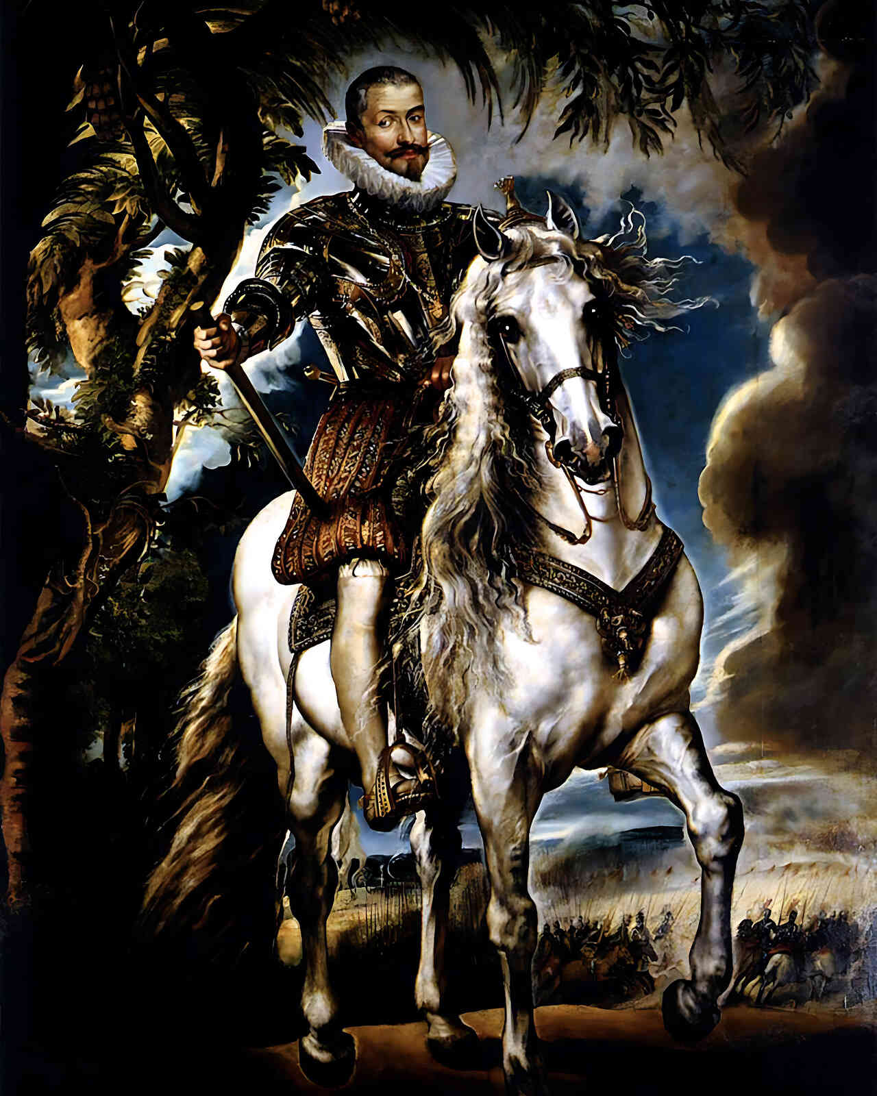 Equestrian Portrait of the Duke of Lerma by Peter Paul Rubens 8x10" Art Print