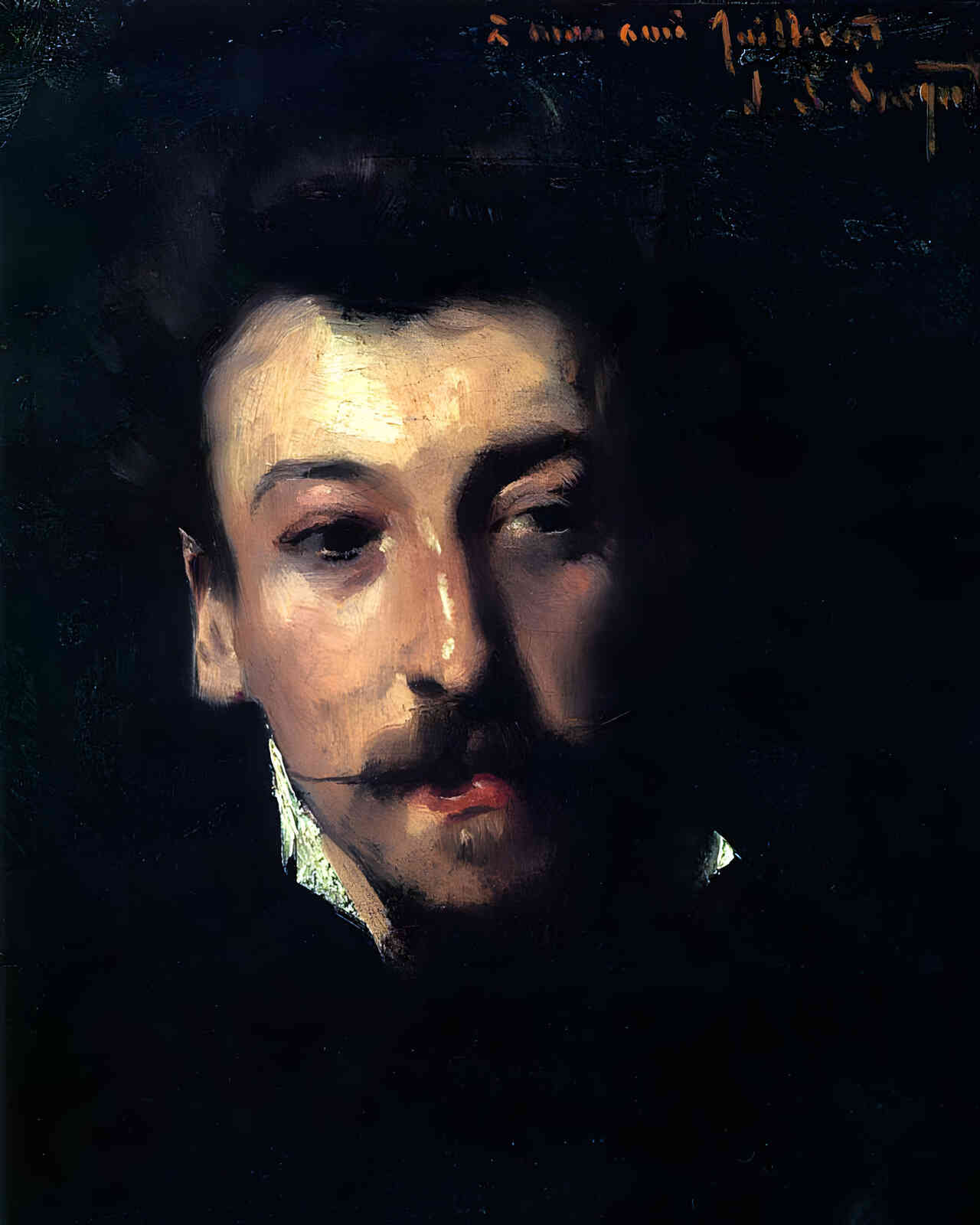 Eugene Juillerat 1878 Painting by John Singer Sargent 8x10" Art Print