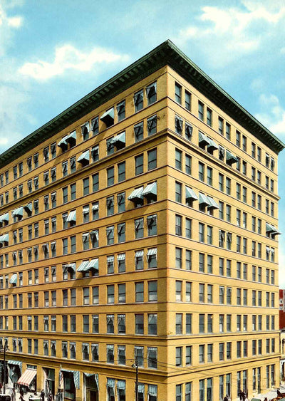 First National Bank Birmingham Alabama in 1906 Vintage Print (7 Sizes)