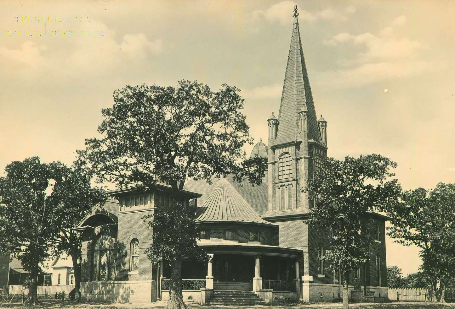 First M.e. Church South Terrell 1907 Vintage Print (7 Sizes) - Restored