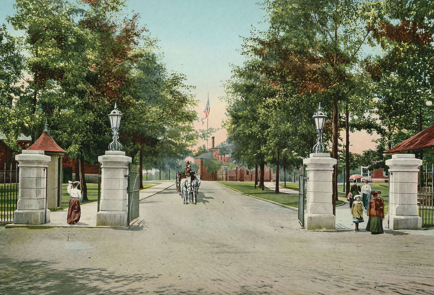 Fort McPherson Atlanta in 1906 Vintage Print (7 Sizes) - Reproduction