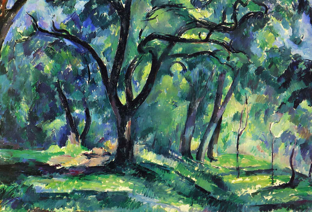 Forest 1890 Painting by Paul Cezanne Fine Art Print (6 Sizes) - High Quality