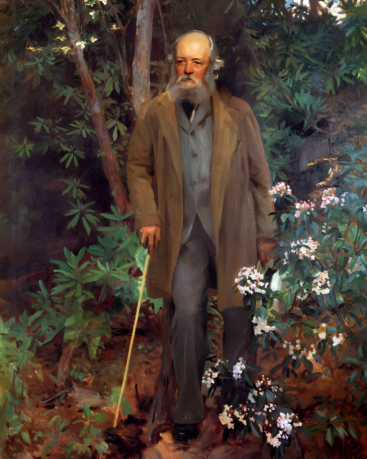 Frederick Law Olmsted 1895 Painting by John Singer Sargent 8x10" Art Print