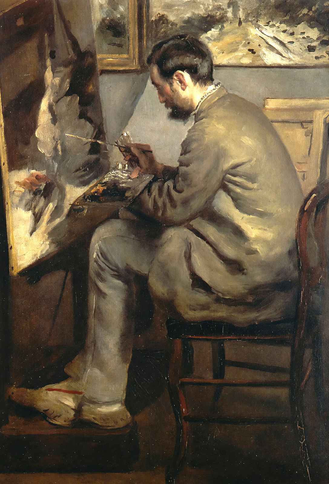 Frederic Bazille the Heron 1867 Art Print (6 Sizes) - Retouched
