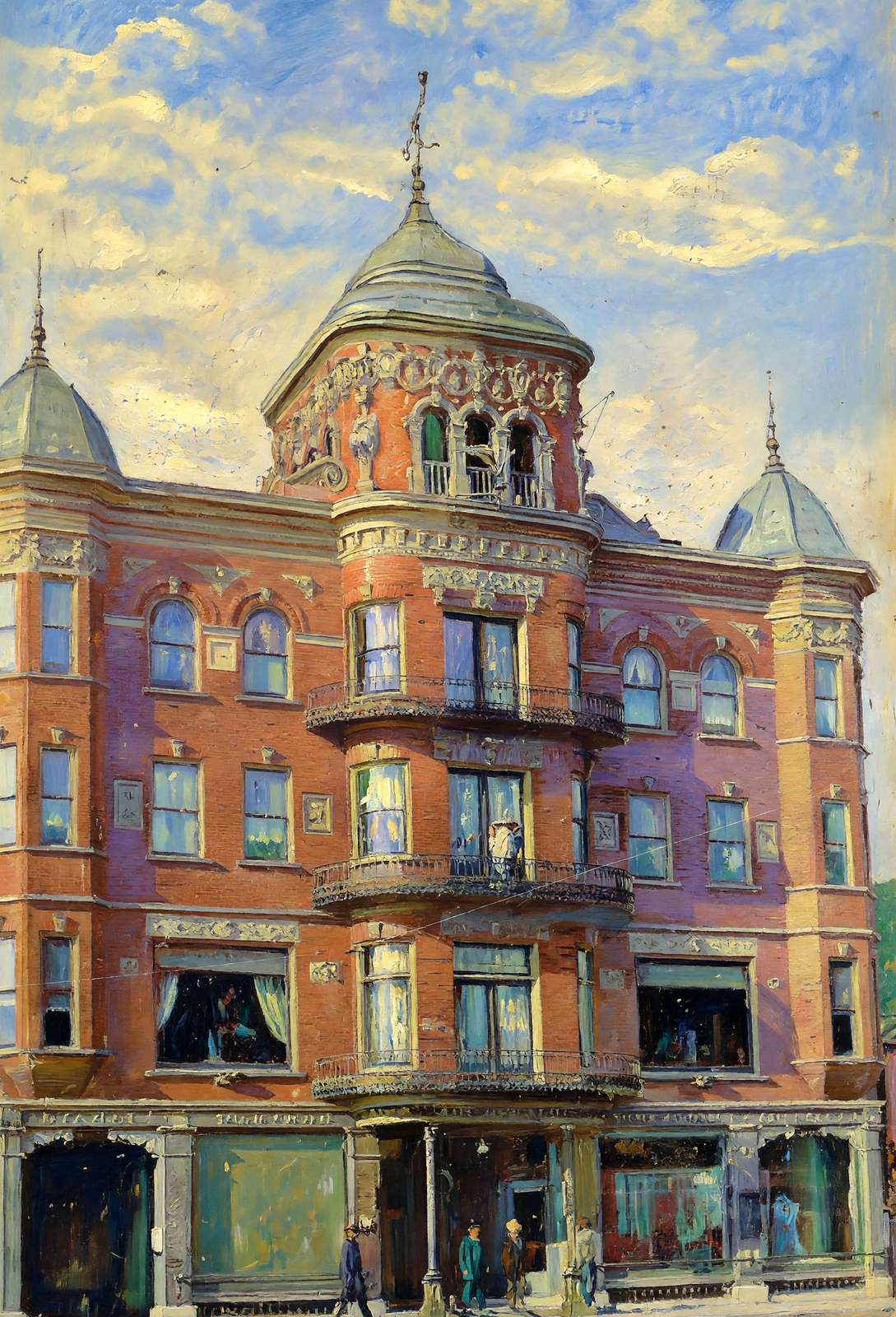 The Gerald Fairfield Maine in 1907 Art Print (7 Sizes) - Retouched