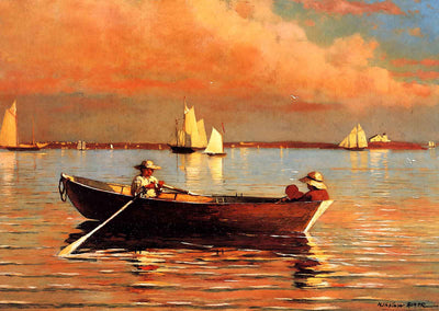 Gloucester Harbor Fine Art Print 1873 by Winslow Homer (6 Sizes) High Quality