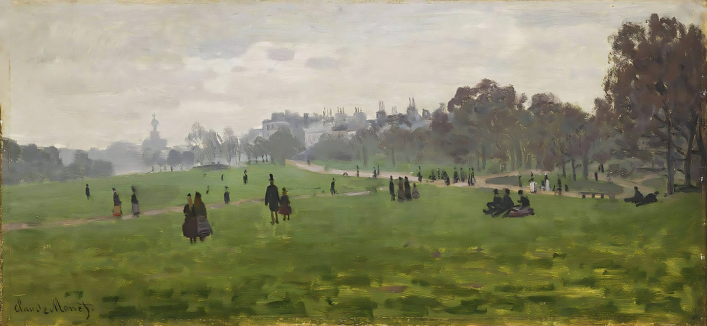 Green Park in London Painting by Claude Monet 8x10" Art Print