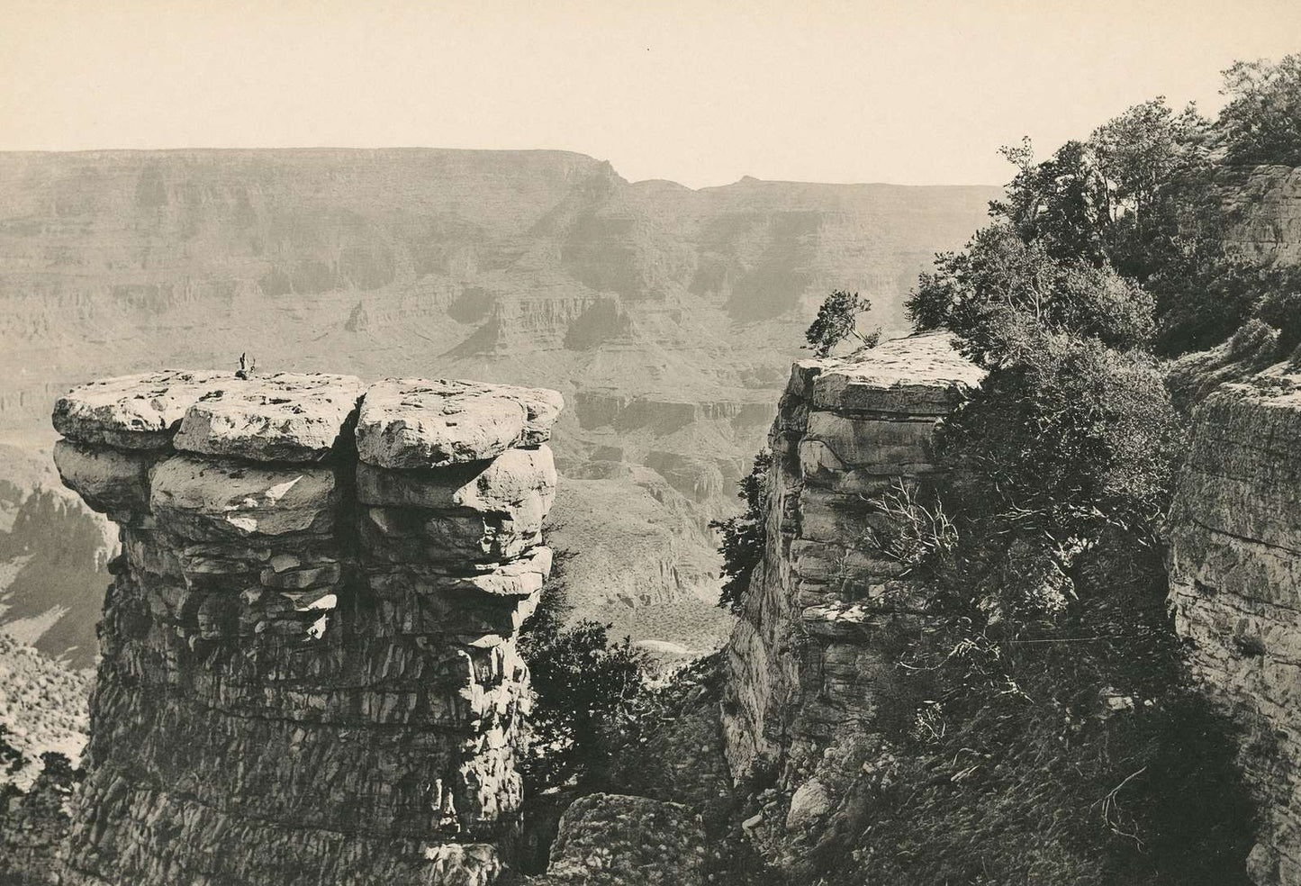 Hammer of Thor Grand Canyon in 1908 Vintage Print (7 Sizes) - Enhanced