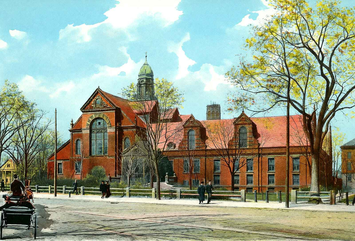 The Gymnasium, Cambridge, Massachusetts in 1904 Vintage Print (7 Sizes)