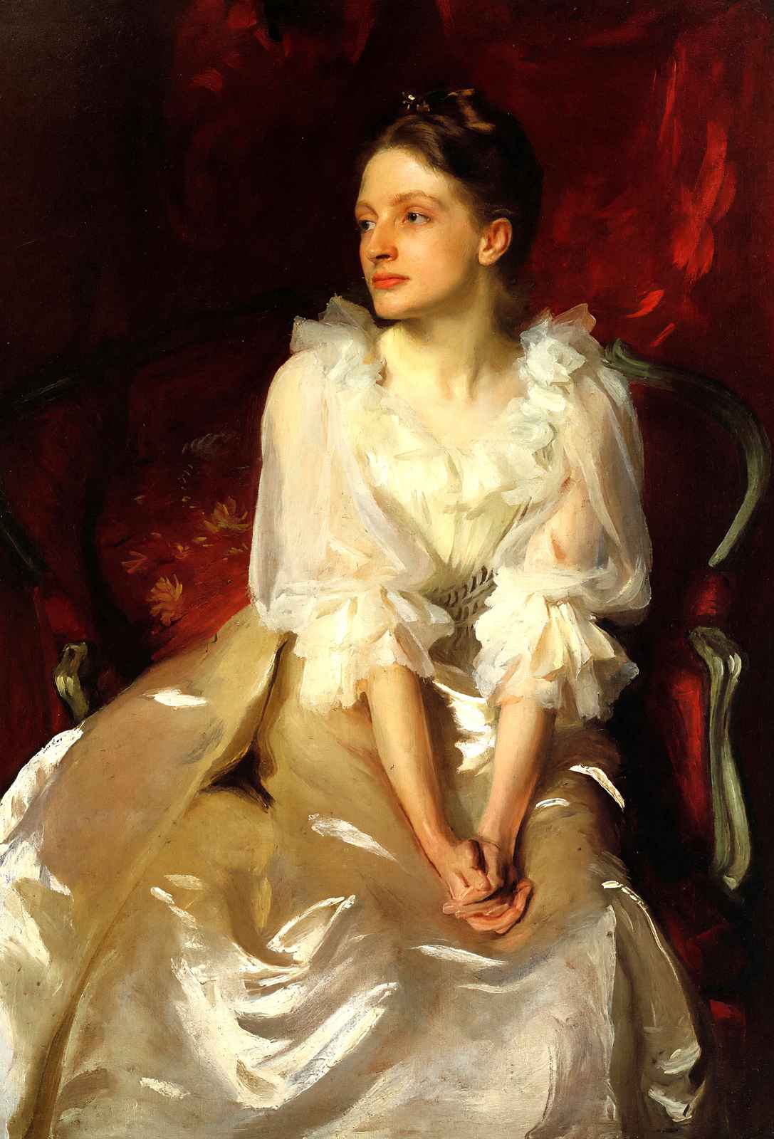 Helen Dunham Fine Art Print 1892 Painting by John Singer Sargent (6 Sizes)